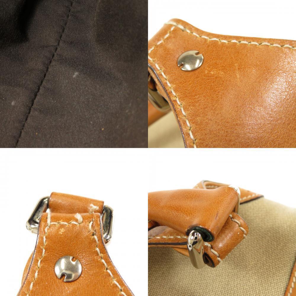 Gucci Shoulder Bag Hobo canvas trim leather constructed Reins - Picture 8 of 11